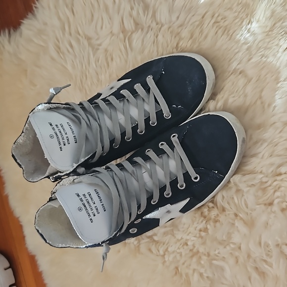 Golden goose navy suede Francy 39 private edition 💙 - Picture 1 of 7